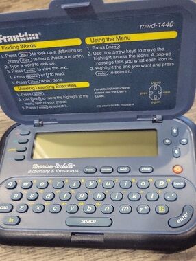 Merriam - Webster  Dictionary & Thesaurus By Franklin.Electronic / GUC